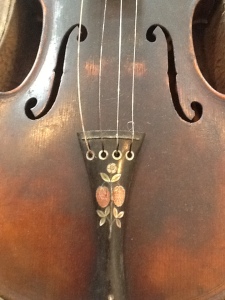 The fiddle of Josie (Spaulding) Cline, "Lady Champion Fiddler of Kentucky, Virginia, Ohio & West Virginia"