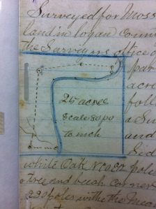 Moses Brown survey, 25 acres, 1834